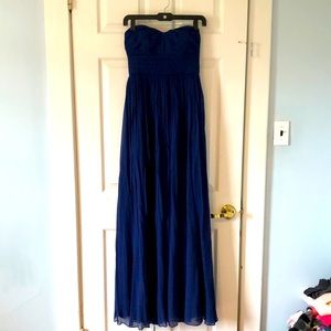 Dark Royal Blue J. Crew gown